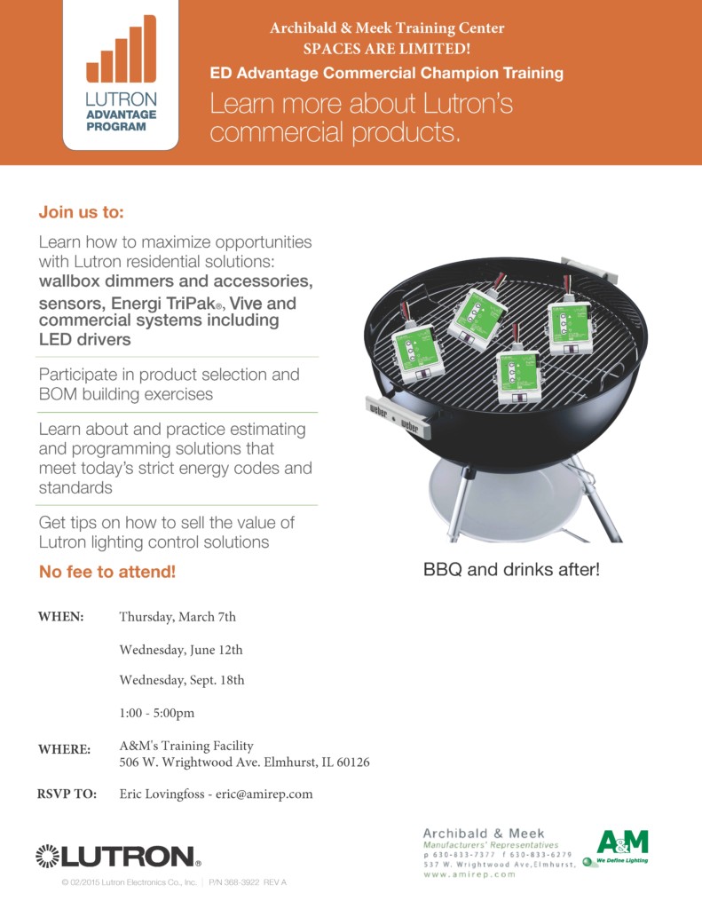 LUTRON Commercial Training for Electrical Contractors
