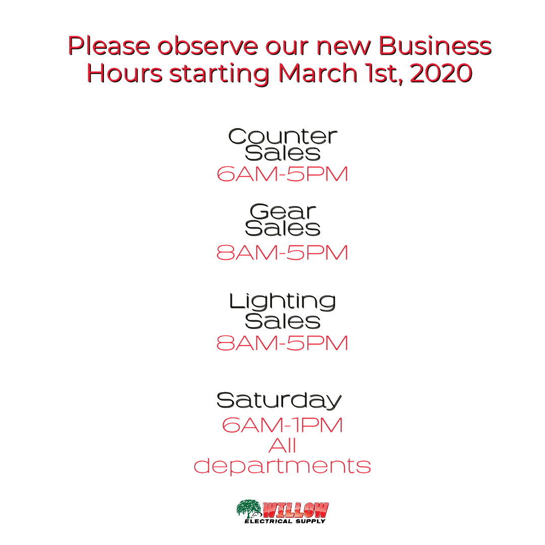 New business hours